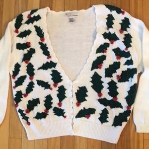Vintage ugly Christmas sweater sz S